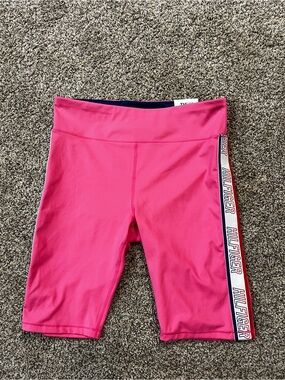 Tommy Hilfiger Sport Women’s Medium High Rise Short NWT Pink Activewear NEW
